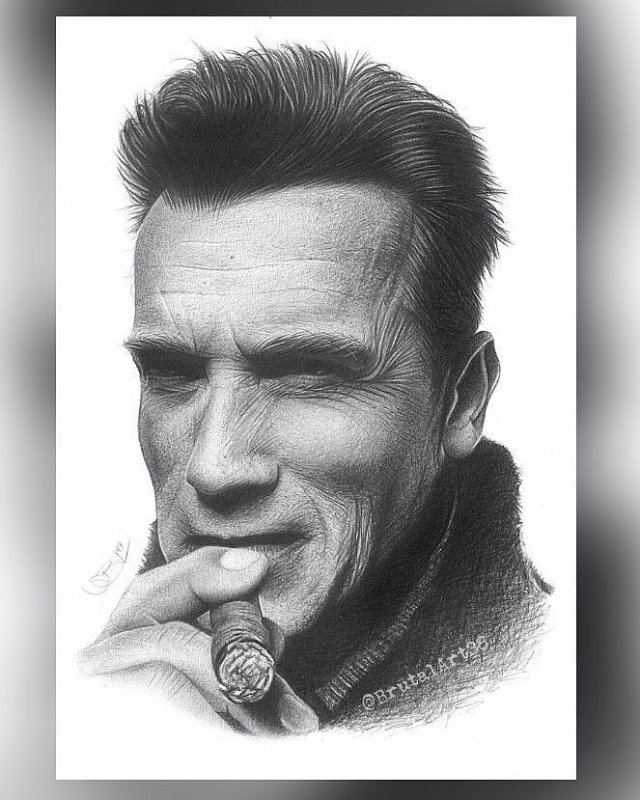 Арнольд Шварценеггер портрет