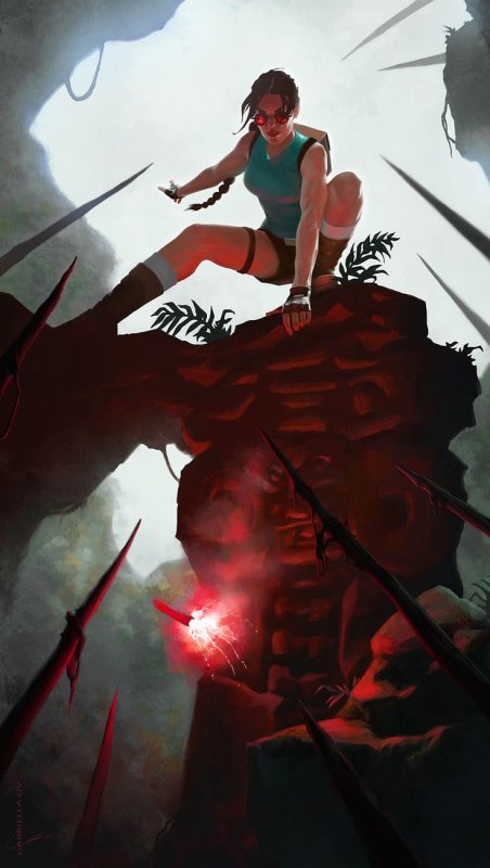 ARTSTATION Lara Croft