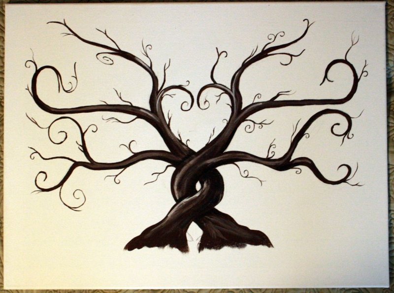 Два сплетенных дерева