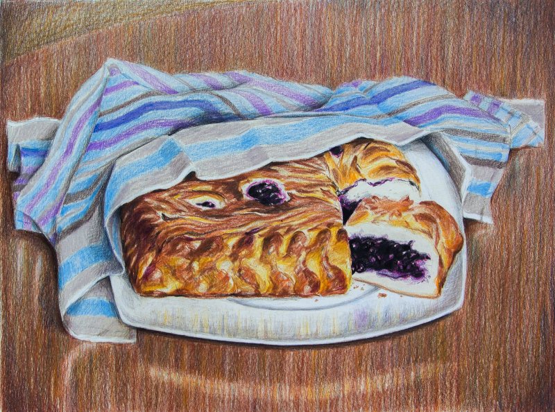 Нарисовать пирог