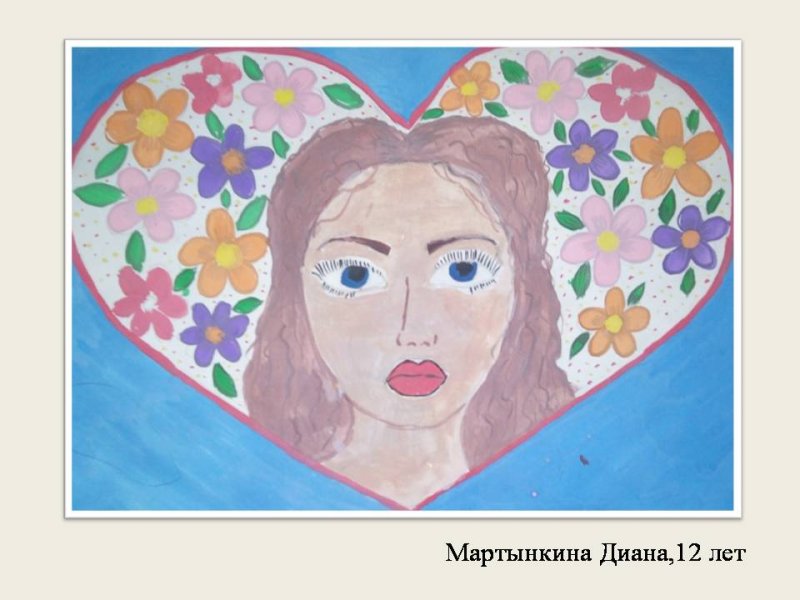 Мамина улыбка рисунок на конкурс