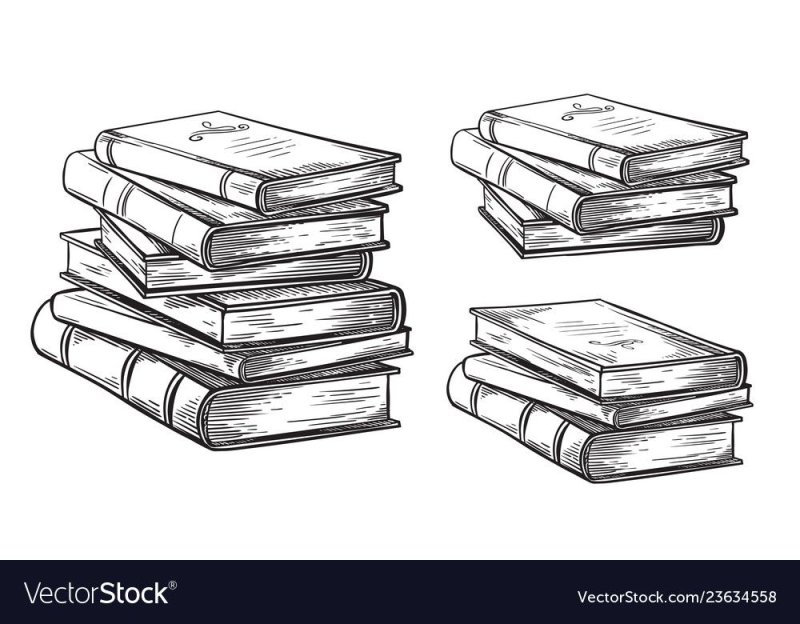 Стопка книг референс
