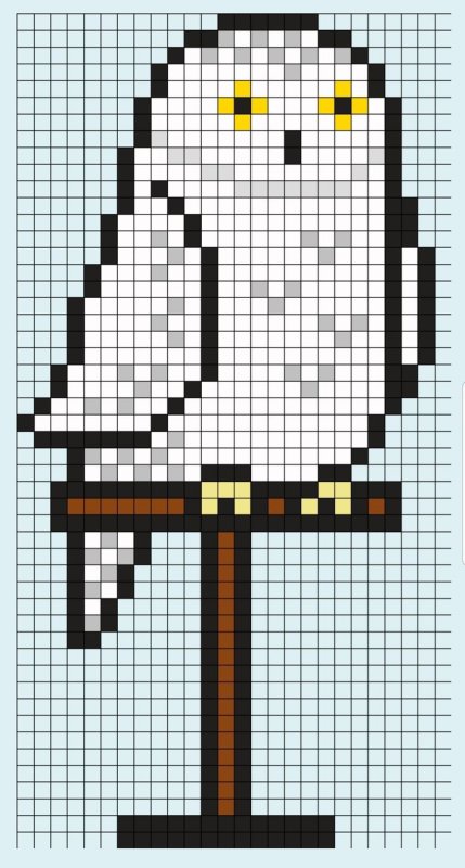 Рисунки по клеткам лёгкие