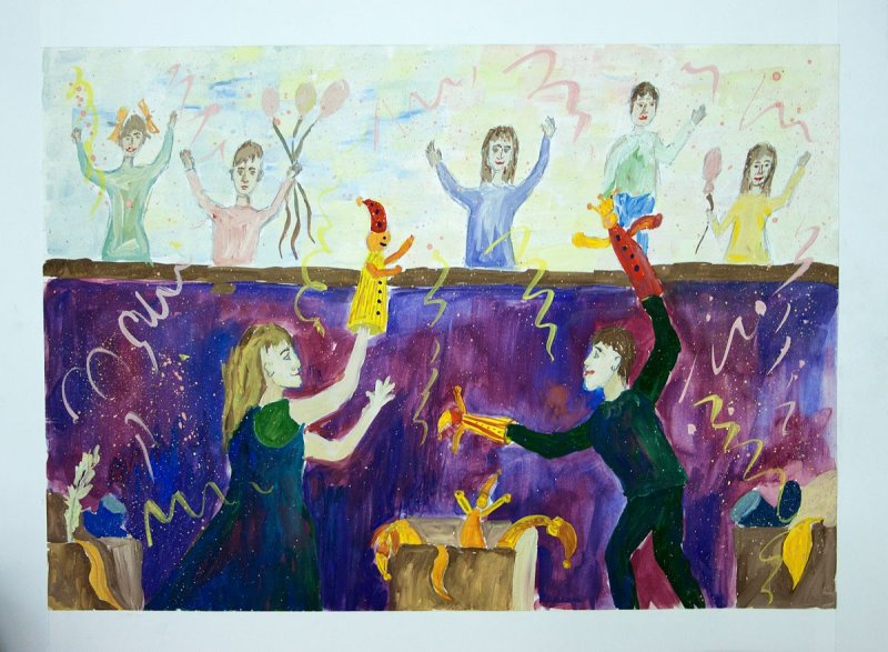 Закулисье рисунок