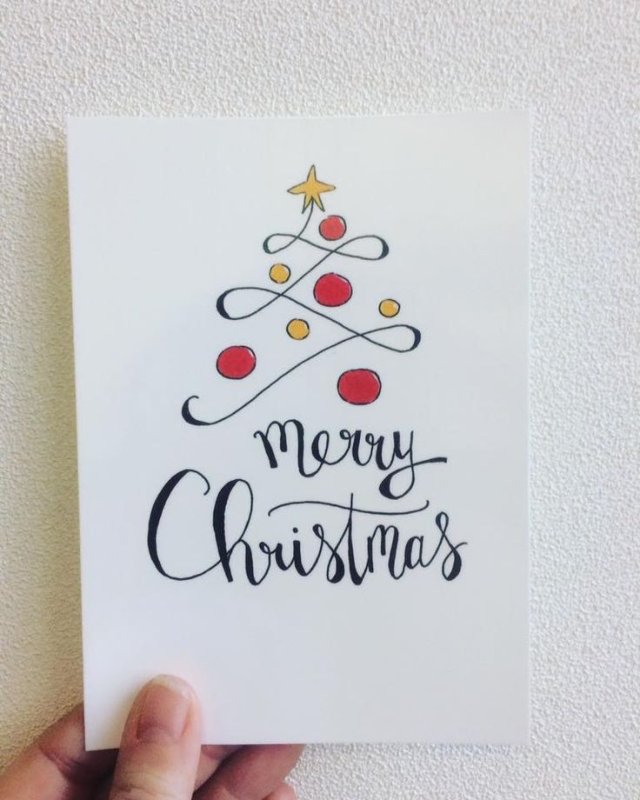 Идеи для рисования новогодних открыток