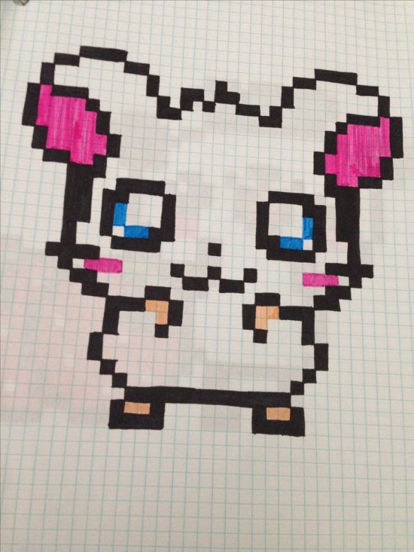 Красивые рисунки по клеточкам