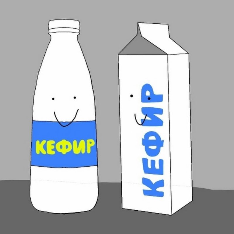 Молоко мультяшная