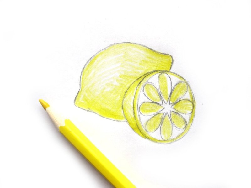 Рисунки фруктов для срисовки