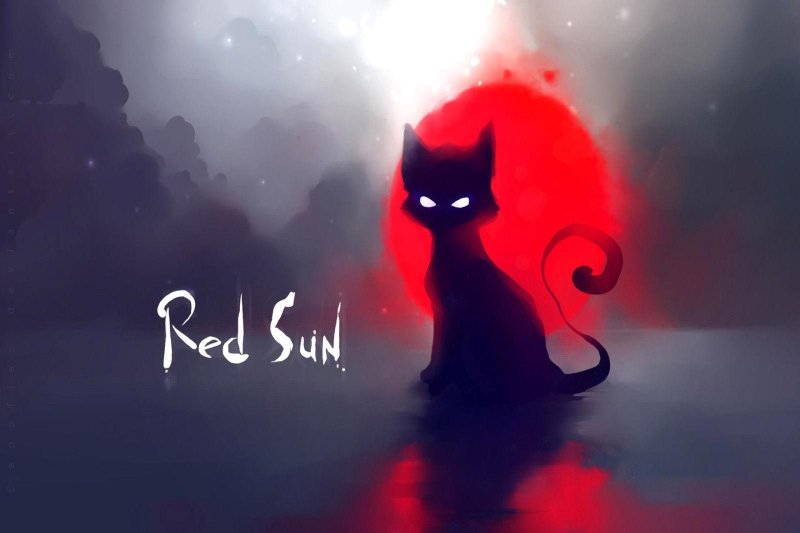 Кот арт