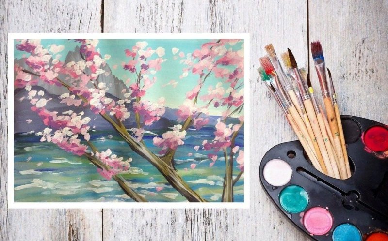 Рисунки гуашью