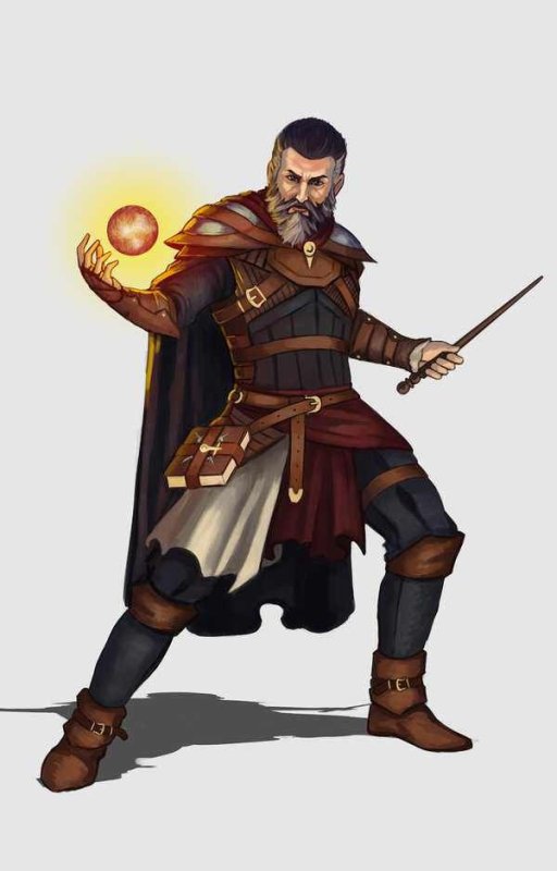 Pathfinder Полуэльф маг