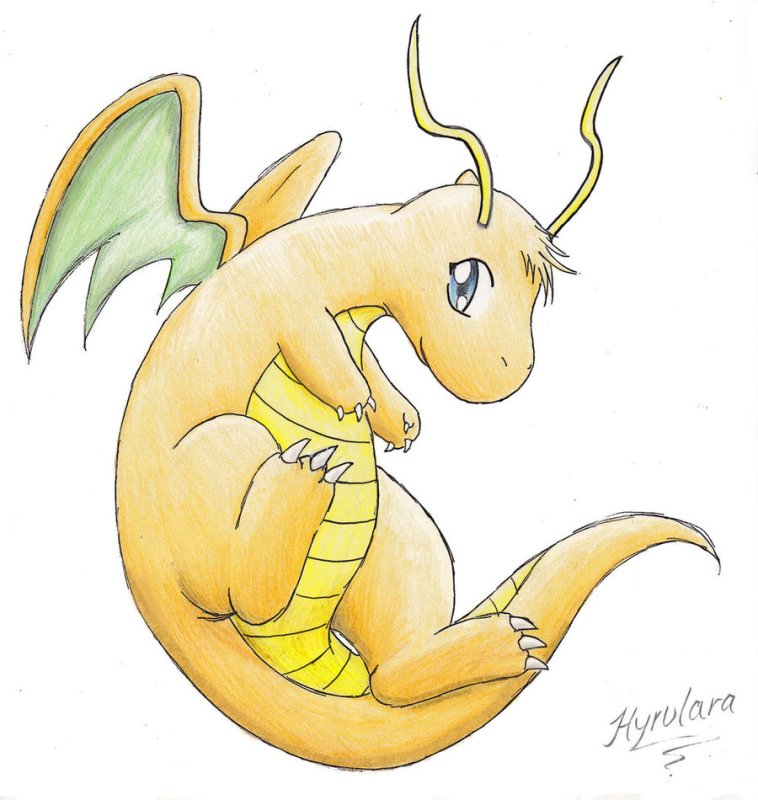Драгонайт рисунок