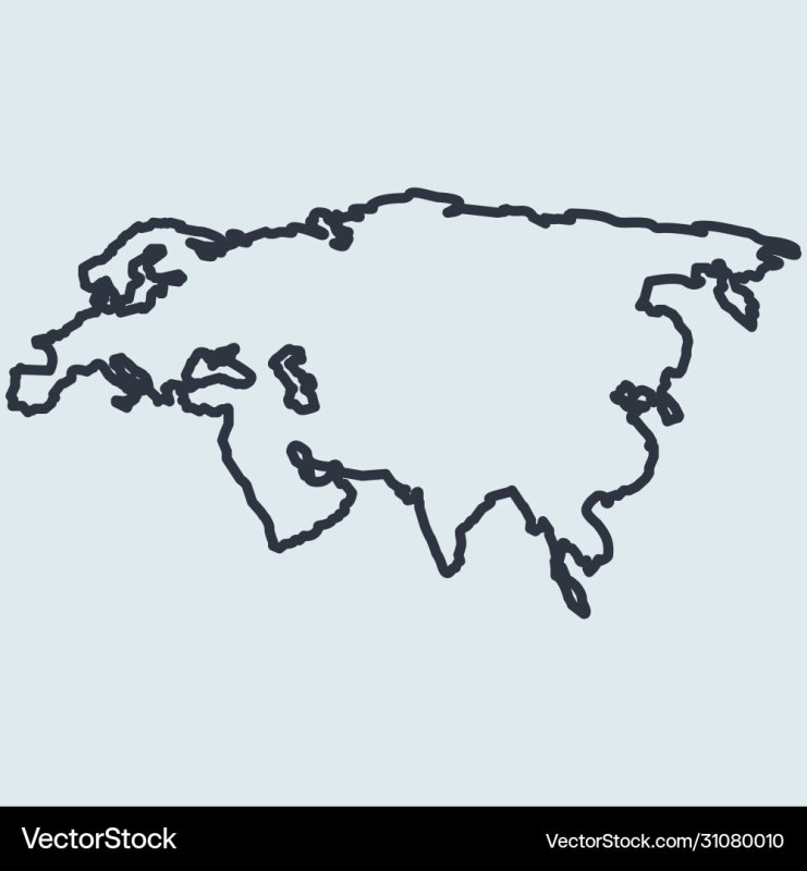 Евразия рисунок