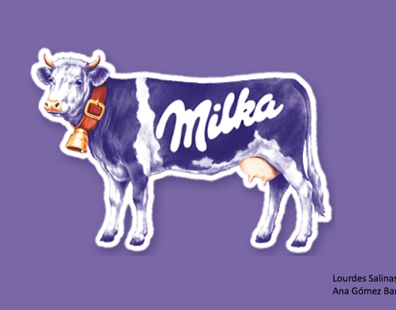 Милка рисунок