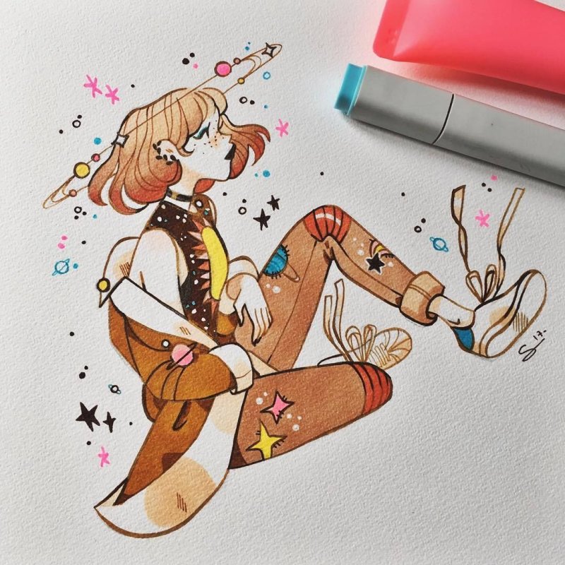 Рисунки Sibylline Meynet