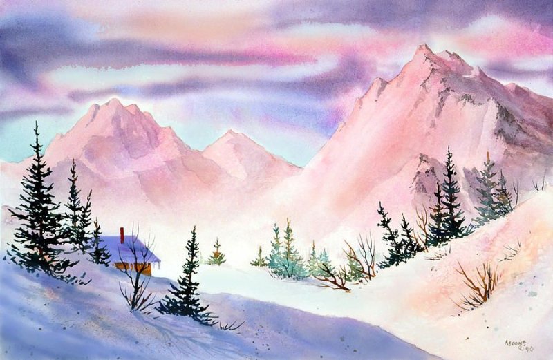 Художник Тереза АСКОН зима