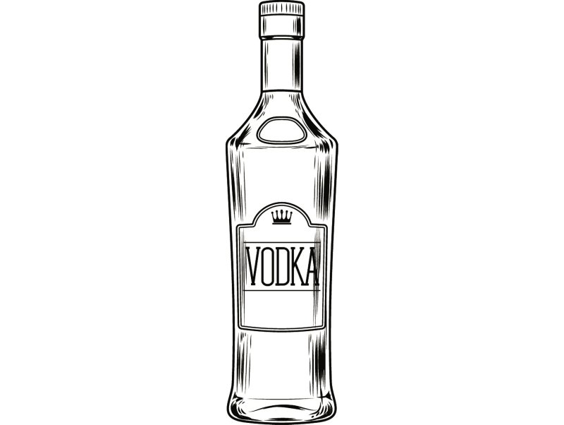 Водка раскраска
