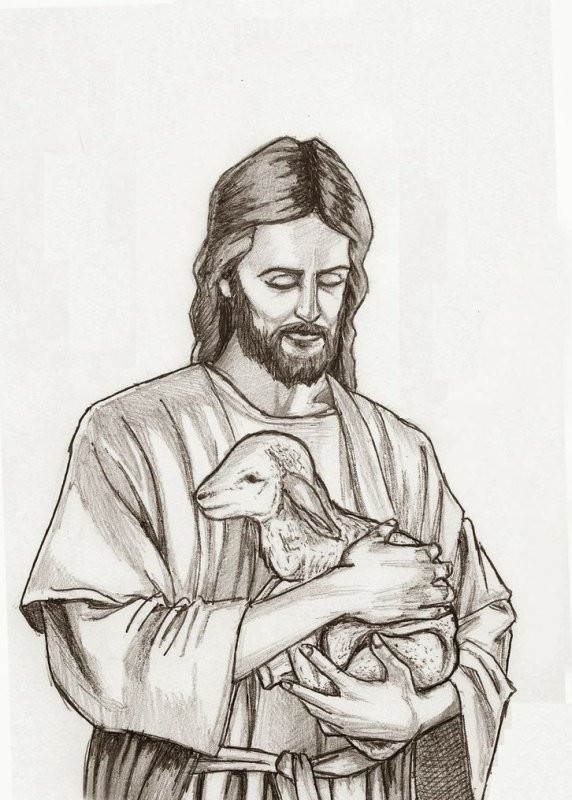 Нарисовать Иисуса Христа
