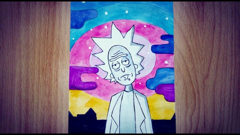 Рисунки Рик и Морти легкие