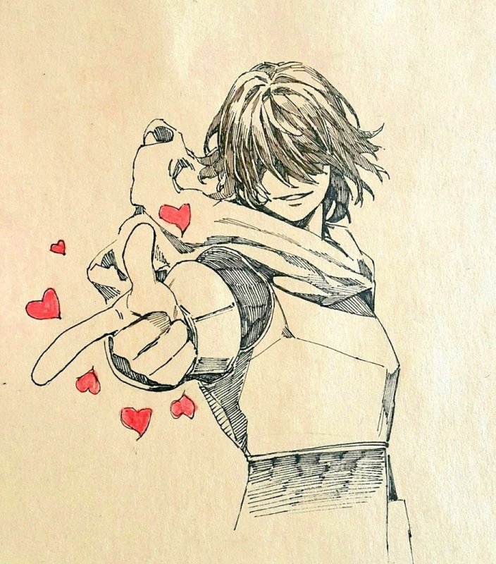 Deltarune Kris Art