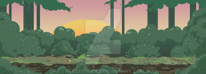 Пиксельный фон 2д