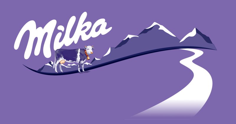 Milka логотип