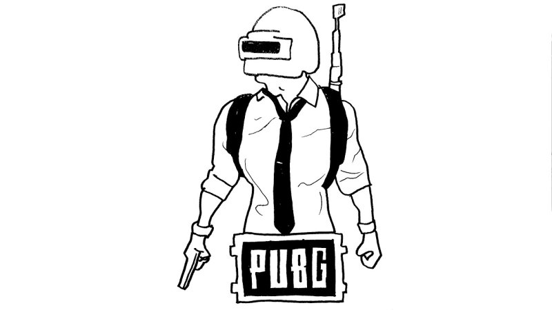 Раскраски из игры PUBG