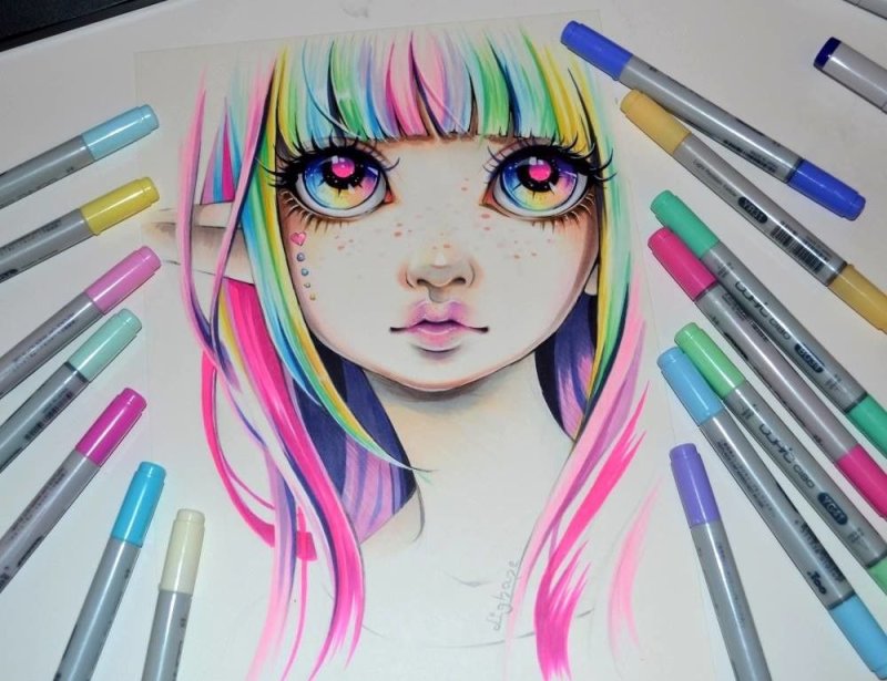 Рисунки цветные красивые