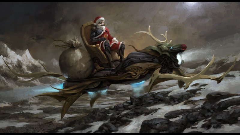 Дед Мороз арты фэнтези
