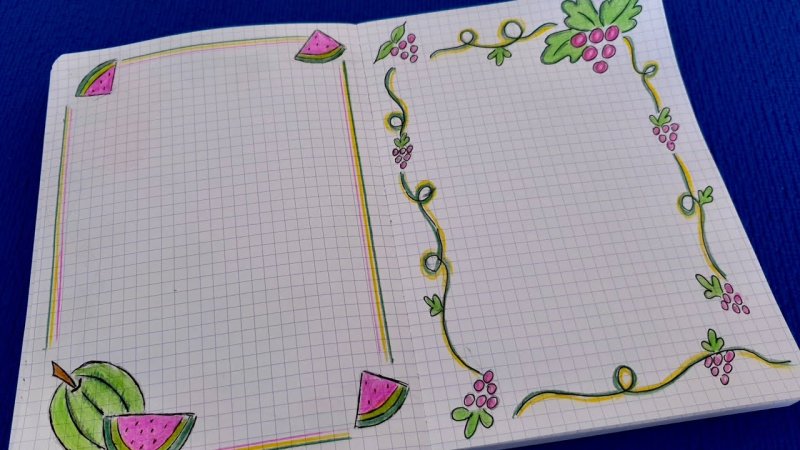 Как красиво оформить тетрадь