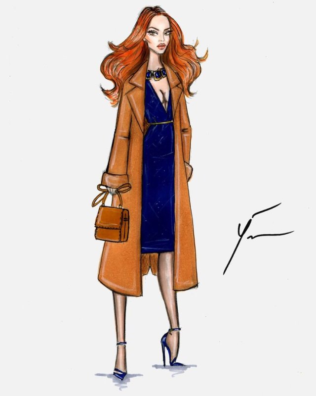 Эскиз пальто