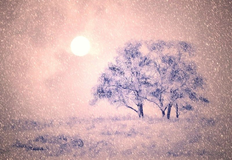 Снег рисунок