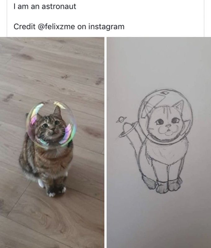 Милота рисунок карандашом