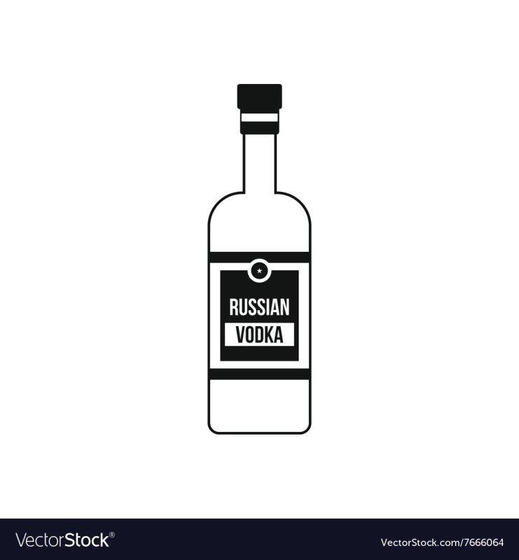Стикер водка