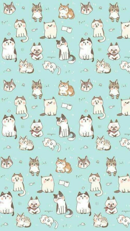 Фон с котиками