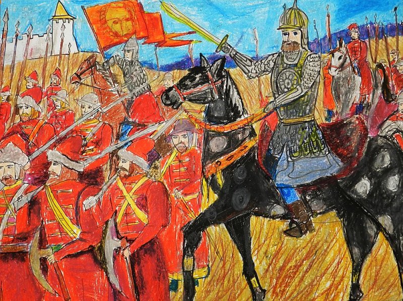 Ополчение рисунок