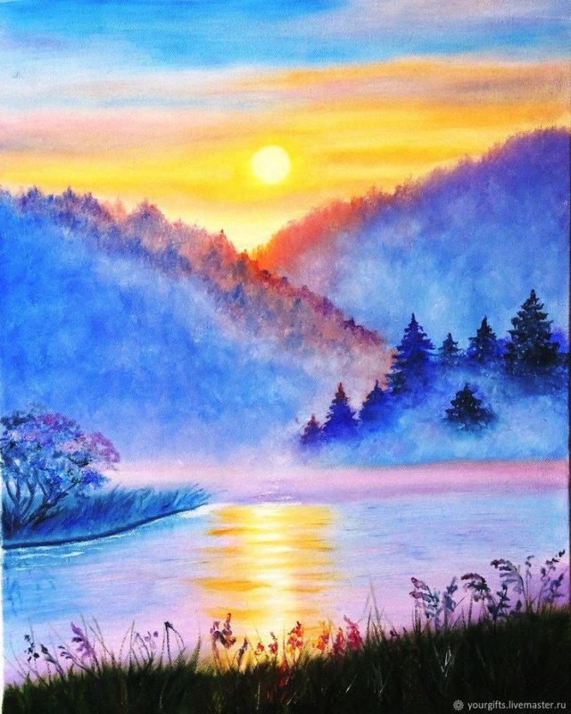 Пейзаж для рисования