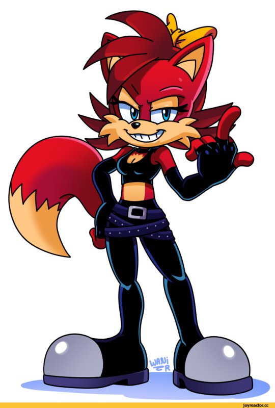 Fiona the Fox and Sonic