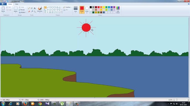 Рисунки в программе Paint