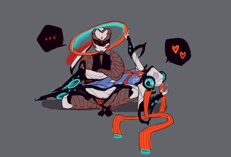 Нэчжа Warframe Art