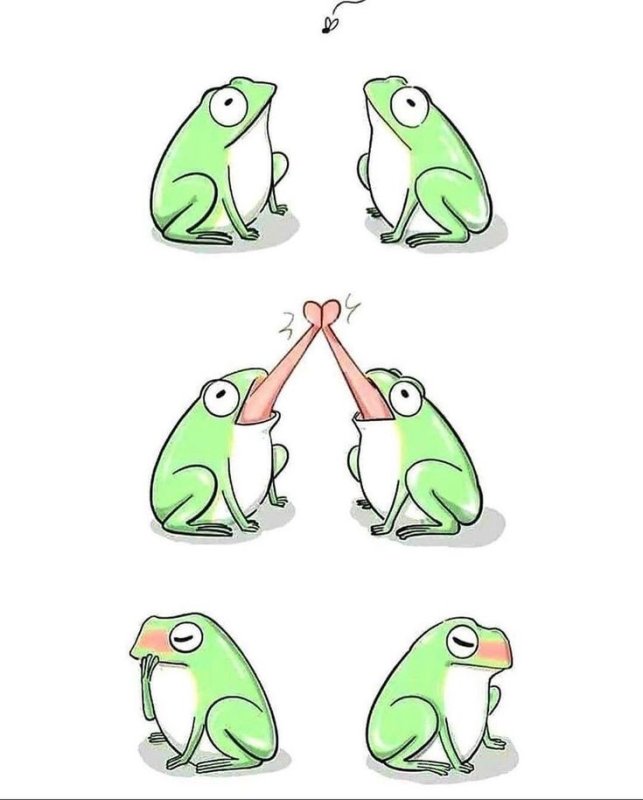 Лягушка рисунок