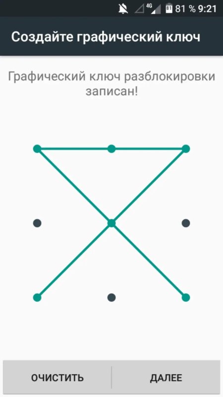 Сложные графические ключи для андроид