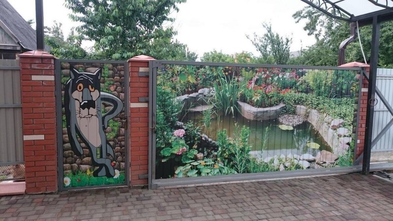 Расписные ворота