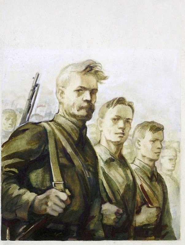 Московское ополчение 1941 плакаты
