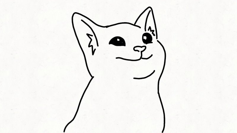 Котики мемы раскраска