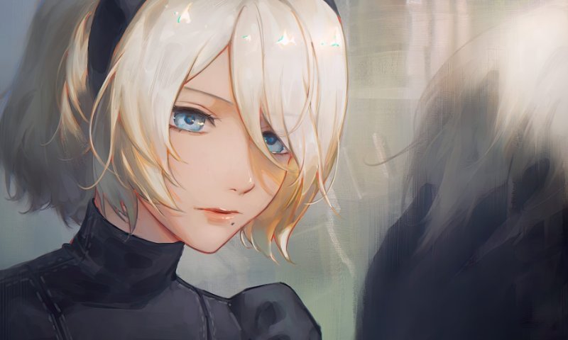 NIER Automata 2b Art