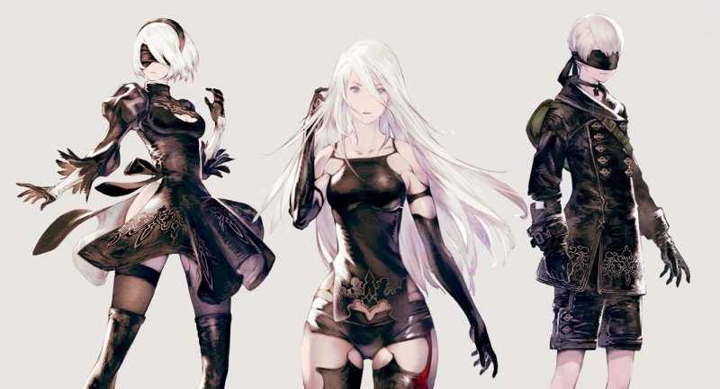 NIER Automata персонажи 2b