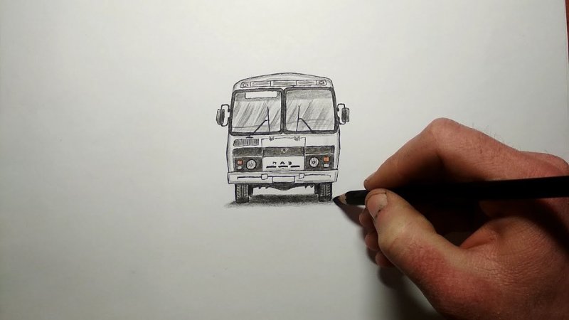 ПАЗ карандашом