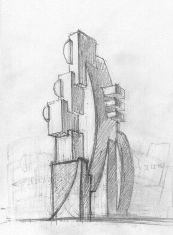 архитектурная композиция зданий