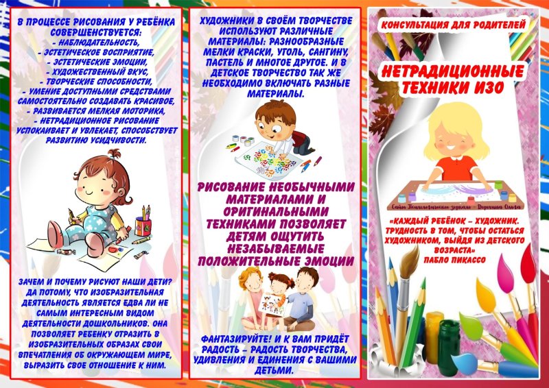 Буклеты для родителей